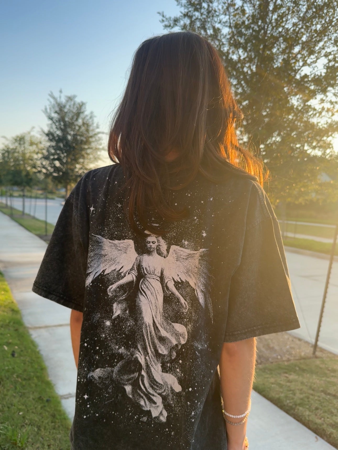GUARDIAN ANGEL OVERSIZED GRAPHIC TEE